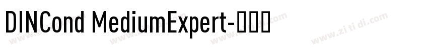 DINCond MediumExpert字体转换 DINCond MediumExpert字体转换